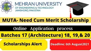 MUTA- Need Cum Merit Scholarship for Undergraduate Students |