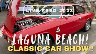 Wow Live Coverage of The Laguna Beach Classic Car show 2024 - PCTV