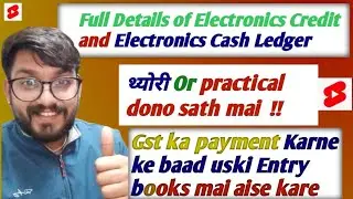 What is Electronic Cash Ledger in GST | Electronic Credit Ledger | Electronic Liability Register