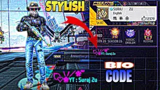 Free Fire Bio Me Flower 🌺 Kaise Lagaye|| Free Fire Flower Bio Code || Free Fire Stylish Bio #ffbio