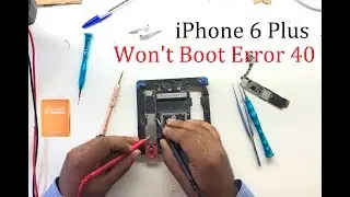 iPhone 6 Plus Stucked in DFU • Error 40 • 4K • iPhone bloccato in recovery• Riparazione scheda madre