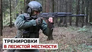 Стрелковая тренировка в лесу. Тактика. Стрельба.