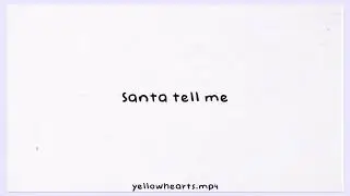 Santa tell me - Ariana Grande edit audio