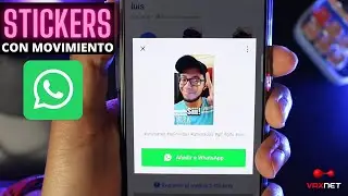 Cómo hacer STICKERS con MOVIMIENTO para Whatsapp | VAXNET