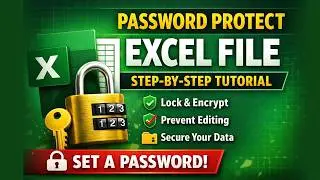 How to Password Protect an Excel File (Step-by-Step) | Secure Your Excel Workbook