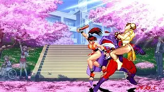CHUN LI & MAI SHIRANUI VS MAGNETO (SENSUAL)