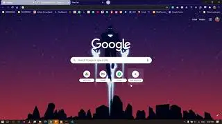 How to change google theme background or custom image as background?