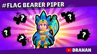 Flag Bearer Piper Brawl Stars Pins - Timelapse #brawlstars
