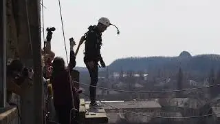 7 АПРЕЛЯ Прыжки с веревкой ДНР мой первый прыжок ))