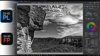 DXO PHOTOLAB 8 FILMPACK 7 WORKFLOW FOR CONTRASTY BLACK AND WHITE NATURE PHOTO- SYDNEY BLUE MOUNTAIN
