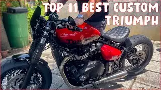 Top 11 Best Custom Triumph Motorcycle Exhaust Sound and Walk-around
