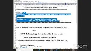 Logic building using C workshop session 1