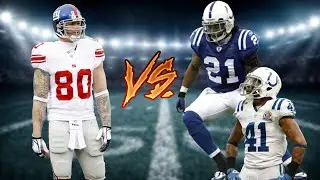Jeremy Shockey vs Bob Sanders & Antoine Bethea (2006) | TE vs S Matchup
