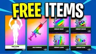 ***7 FREE ITEMS - LIMITED TIME ONLY***Rainbow Royale collection - Fortnite Chapter 2 Season 7