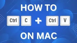 How to copy and paste on a Mac