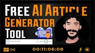 AI Article Generator Tool || Write Quality Articles and Blog Posts Free