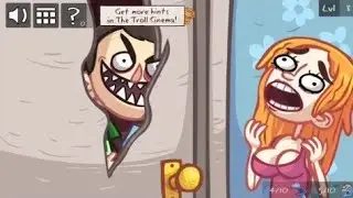 एक लड़का दरवाजा तोड़ कर अन्दर...Troll face quest video memes -horror level. it is a very funny game