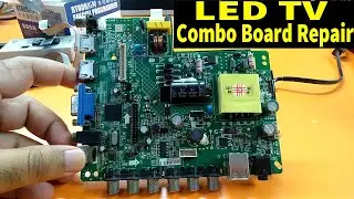 LED TV Combo Board Repair Tutorial in Urdu/Hindi