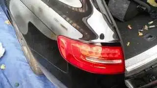 How to remove the rear bumper from a 2012 Audi A4