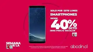 ¡Desde 40% off en celulares! – Semana de la Tarjeta ABCDIN