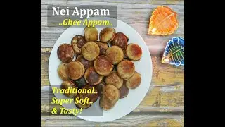 Nei Appam / Ghee Appam - Super soft & Yummy! (No Banana) - Karthigai Appam - Deepa Thirunaal  Sweet!