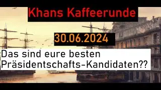 Das sind eure besten Präsidentschafts-Kandidaten?  Khans Kaffeerunde vom 30.06.2024