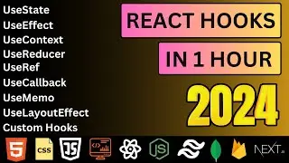 All React Hooks Explained in 1 Hour | React JS Hooks Interview Questions | React Hooks Crash Course