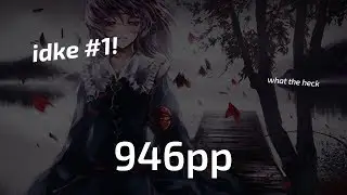 idke chokes 1000pp on Foreground Eclipse - Song Compilation - GLOBAL #1!