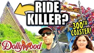 My Battle with Lightning Rod's New CHAIN Lift (Dollywood, 2024)