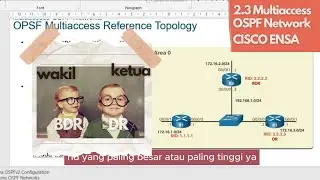 Menentukan DR dan BDR dalam Routing OSPF - Tutorial Materi Cisco ENSA