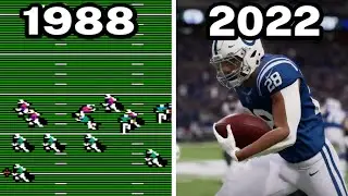 Graphical Evolution of Madden NFL (1988-2022)