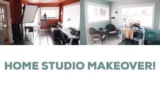 Tips for setting up a home photo studio. Studio Makeover!