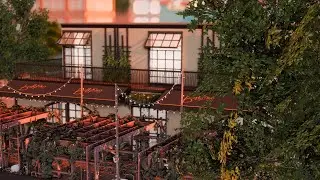 I Built The World’s Most Romantic Restaurant in Sims 4