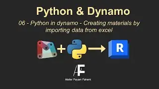 06-Python in dynamo: Creating materials by importing data from excel