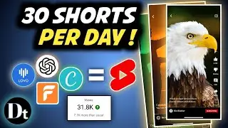 How to Bulk Create 30+ YouTube Shorts in One Day with Chat GPT & 2 AI Tools