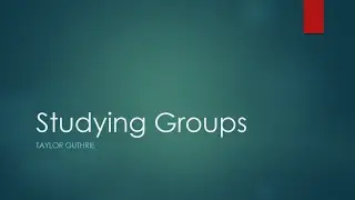 Group Dynamics: How do we study group behavior?