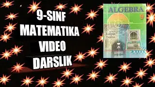 9 sinf matematika.Daraja qatnashgan tenglama va tengsizlik.1 qismi