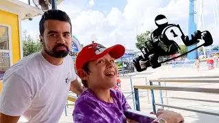 Justus Riding A Go Cart By Himself! {September 20, 2024}