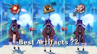 Hu Tao Artifacts Comparison!! Best Artifacts for Hu Tao?? [ Genshin Impact ]