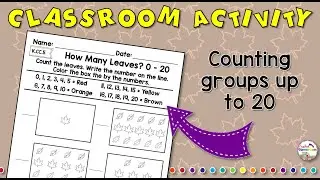 Counting to 20 Fall Worksheets | Autumn Activities | Place Value Printables