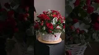 Корзина с цветами от Maxgreenhome!  