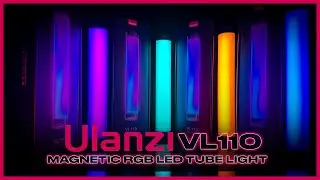 Ulanzi VL110 Magnetic RGB LED Tube Light Test/Review