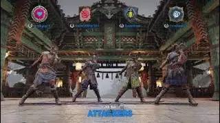 JoJo posing on people in For Honor