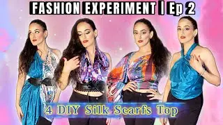 ''FASHION EXPERIMENT SERIES'' Ep 2|2/40Days #naginaarora #fashionblogger #scarf #diyideas #fashionES