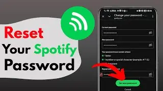 How To Change Your Password on Spotify(2025)