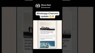 Introducing WhatsApp Channels Update 🌟📲#WhatsAppChannels #StayConnected #whatsappupdate2023
