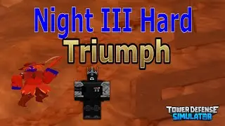 [TDS] How To Triumph Night III Halloween Hard Mode Using Golden Crook Boss