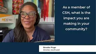 Brooke shares how the CSH Southwest team is making an impact in the community