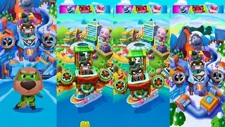 Talking Tom Hero Dash - All Heroes Discovered - Legendary BOSS Battle - ZIZU Gameplay 