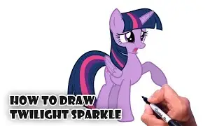 How to Draw New Twilight Sparkle | My Little Pony step by step